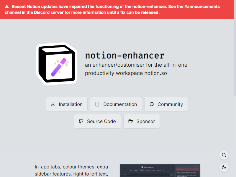 Notion Enhancer